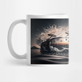 Drummer ArtWork With Water Splashing Mug